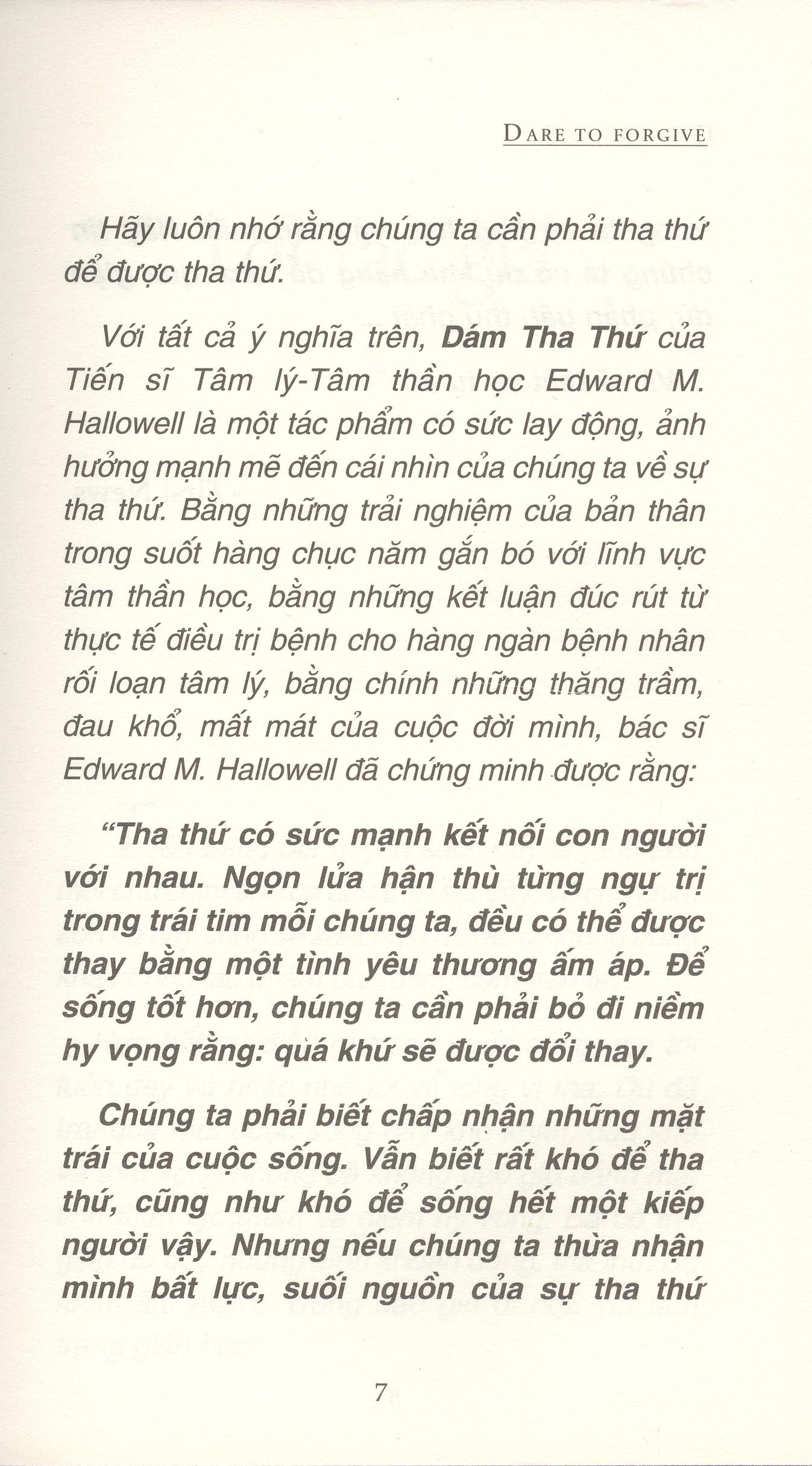 Dám Tha Thứ - Dare To Forgive
