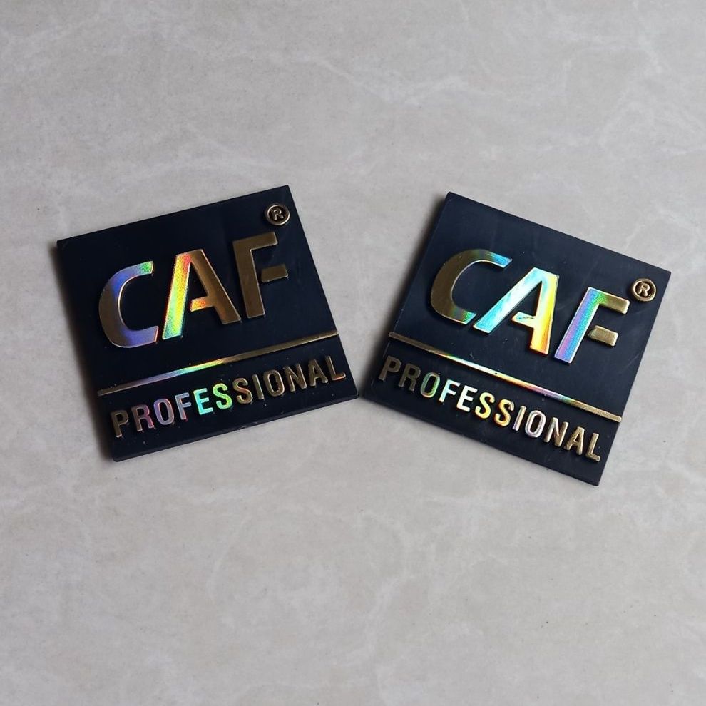Tem Loa CAF Dán Thùng Loa Vuông 5cm ( giá 2 tem )