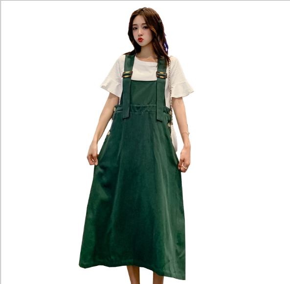 [HCM]ĐẦM BẦU VÁY BẦU CÔNG SỞ YẾM PHONG CÁCH HÀN QUỐC (có kèm áo thun )
