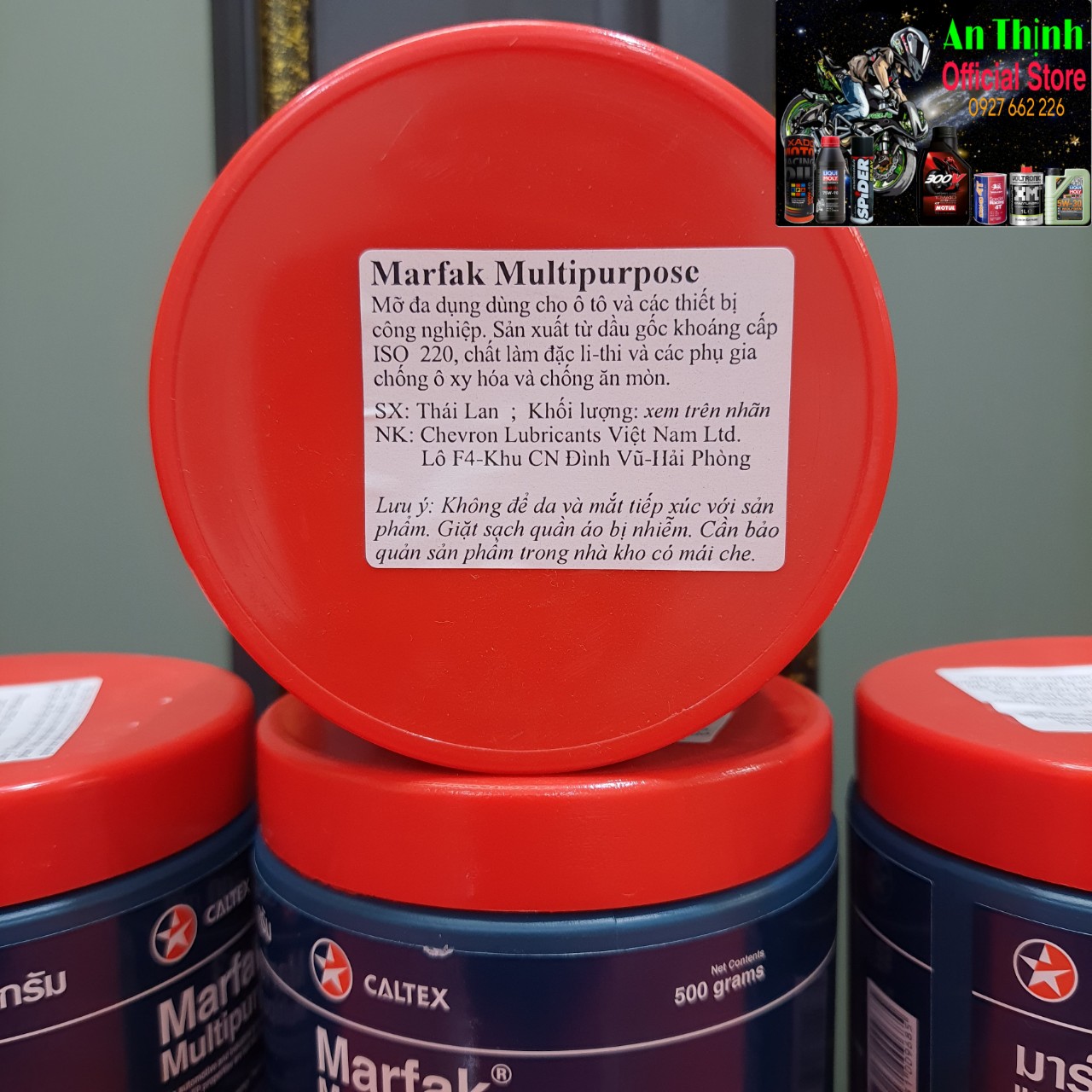 Mỡ Đa Dụng Caltex Marfak Multipurpose 3 (500gr)-Sản Xuất TạI TháI Lan.