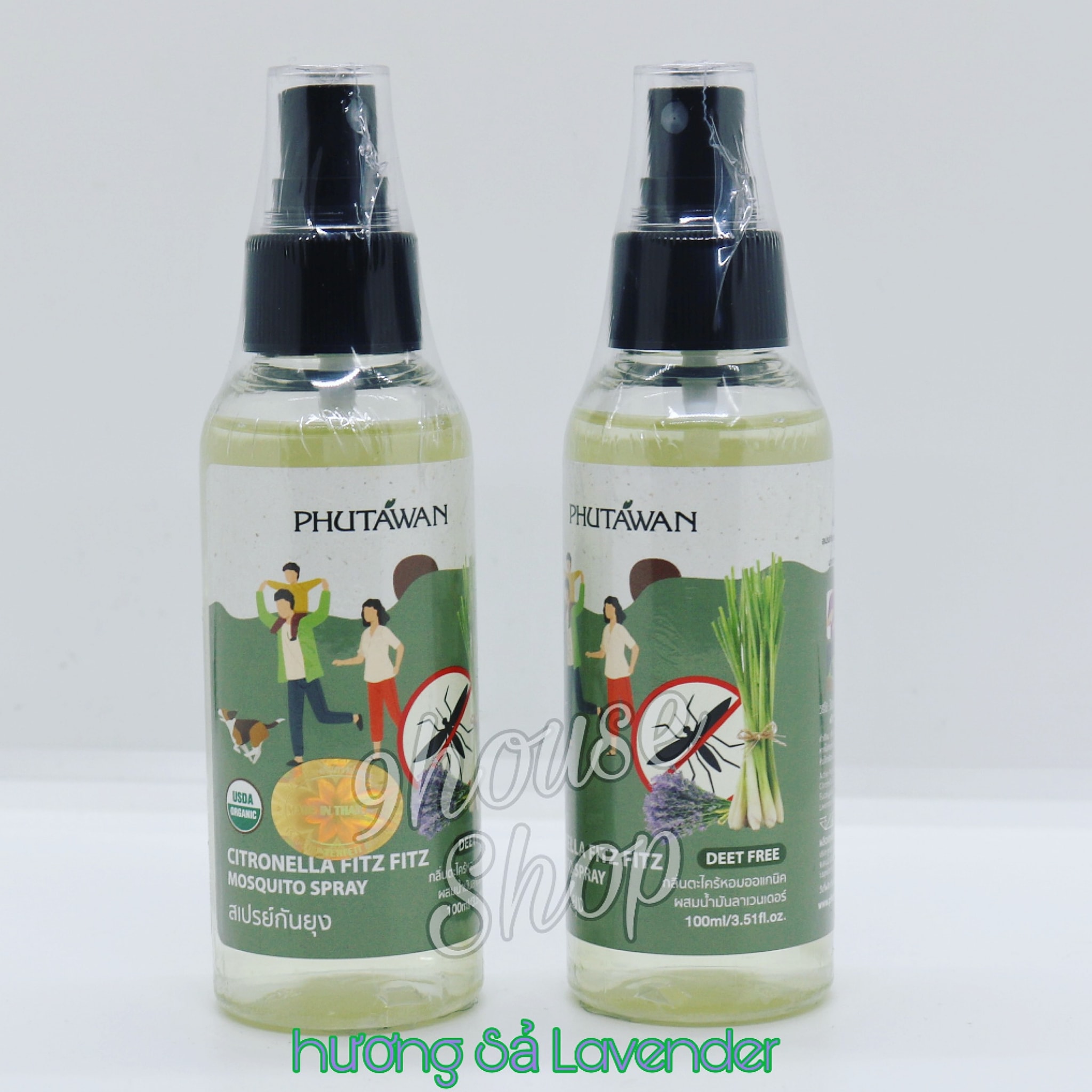 01 chai Xịt chống muỗi Citronella Phutawan Thái Lan 100ml