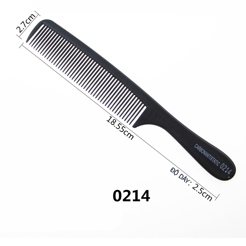 Lược chải tóc tạo kiểu tóc màu đen - TICKMUA - LD033