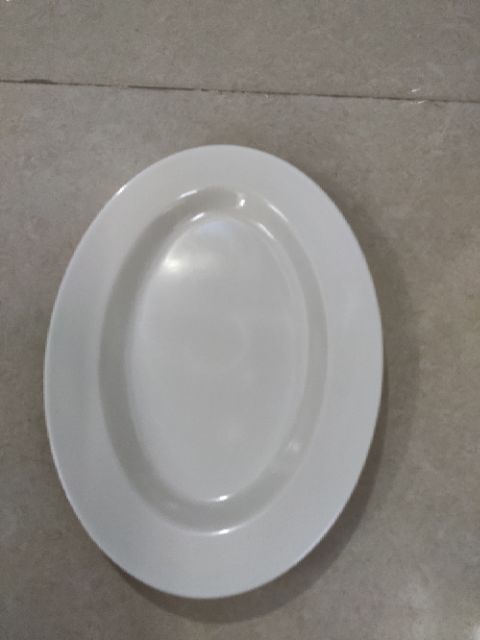 Combo 5 đĩa bầu dục phíp trắng loại 1