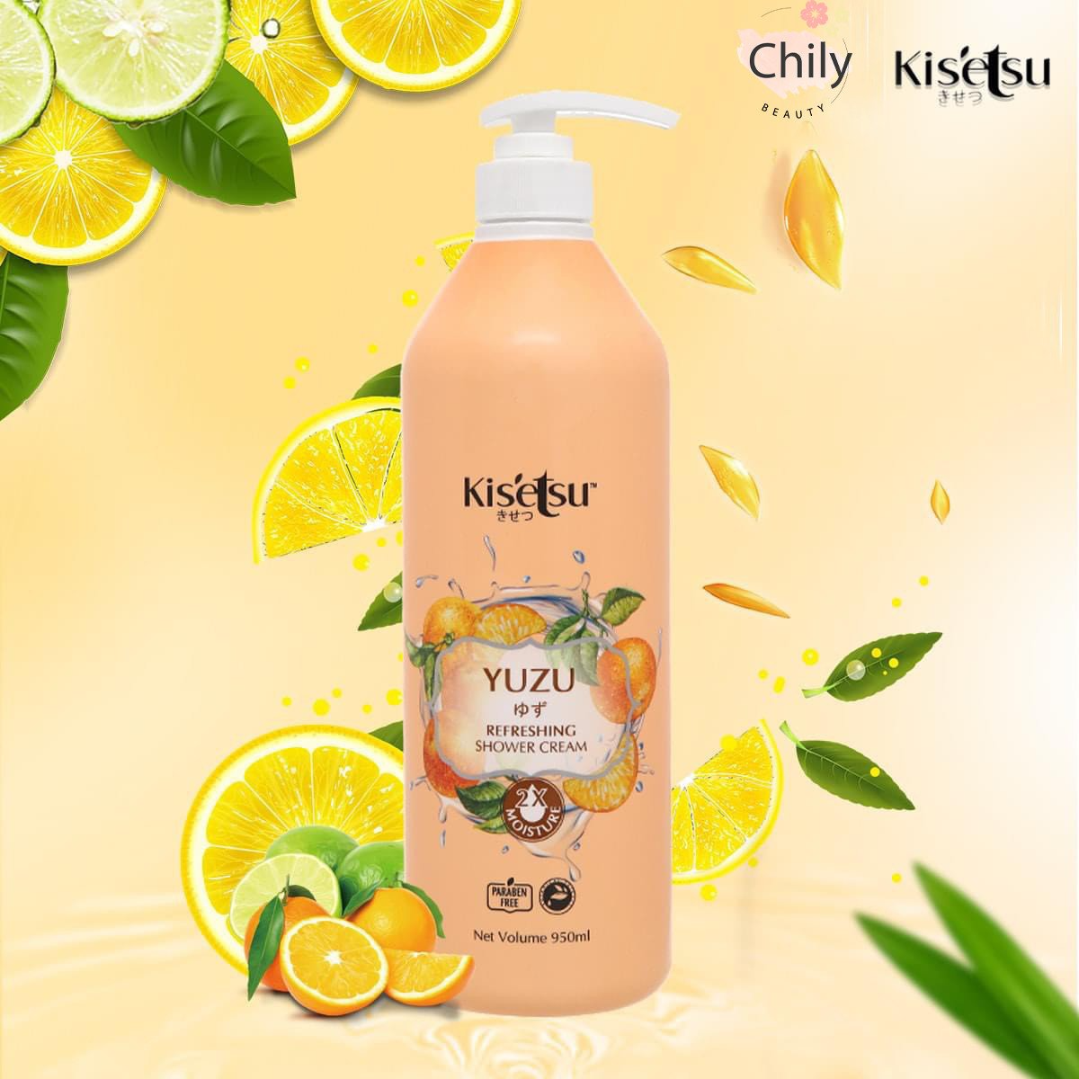 [Liên Hệ Nhận Mã Giảm Giá] Sữa Tắm Dưỡng Ẩm Trắng Da Kisetsu 950ml