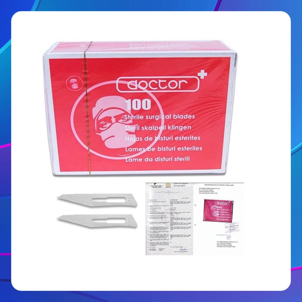 [Chính hãng] Hộp 100 Lưỡi dao mổ DOCTOR số 11