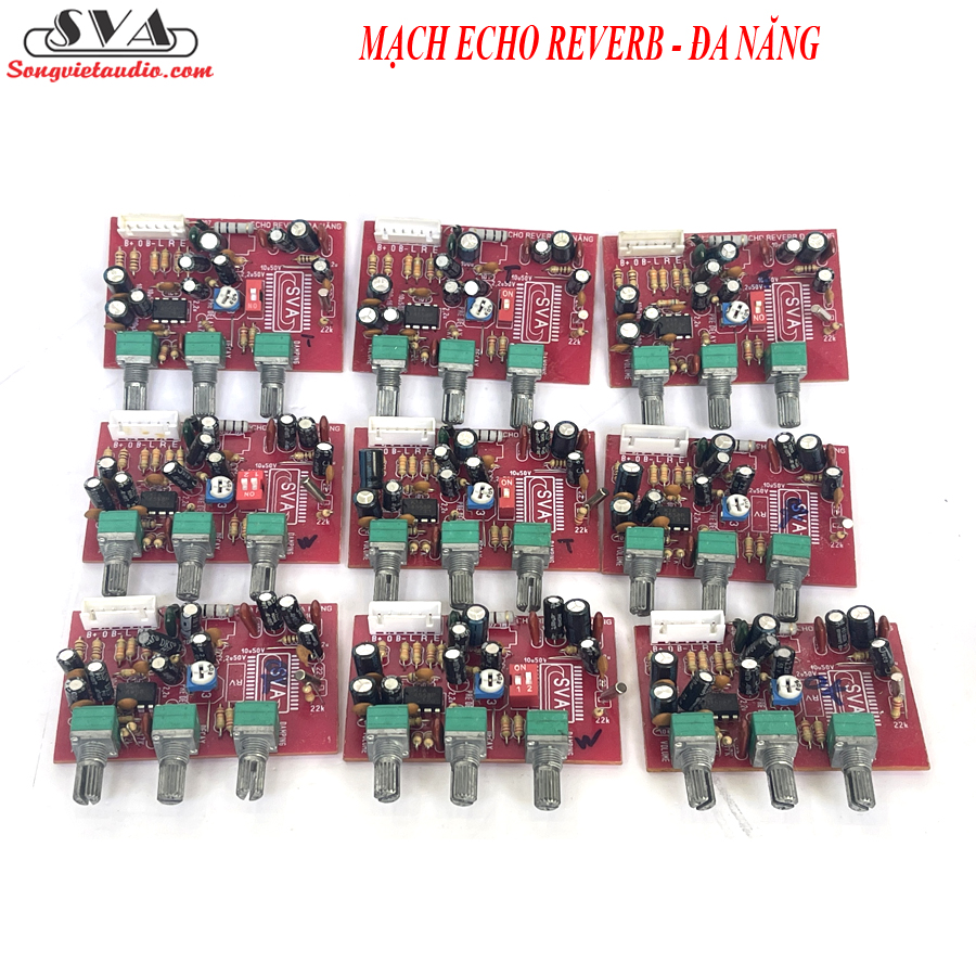 ECHO REVERB ĐA NĂNG NGUỒN ĐÔI 2 VOLUME - KÈM DÂY