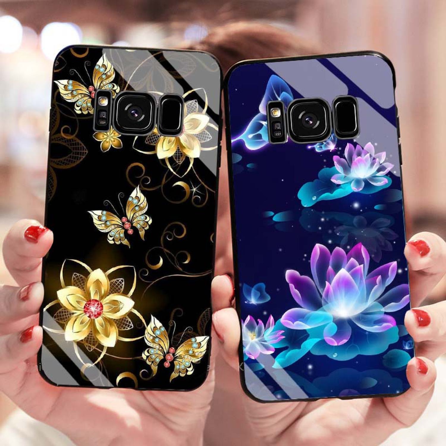 Ốp Samsung Note 8, S8, S8 Plus Lưng Kính Cường Lực Mới ƞhất