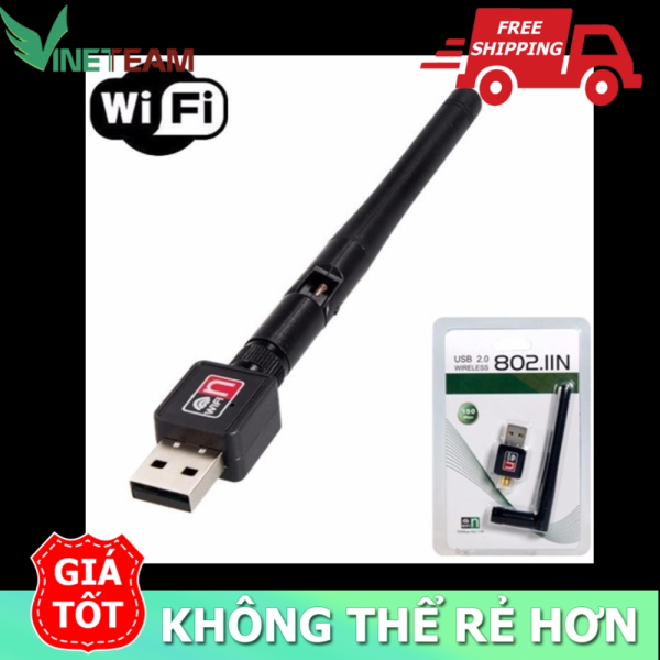 Usb Wifi - Usb Thu Wifi 802.11N Cho Máy Bàn Có Anten -Dc2381