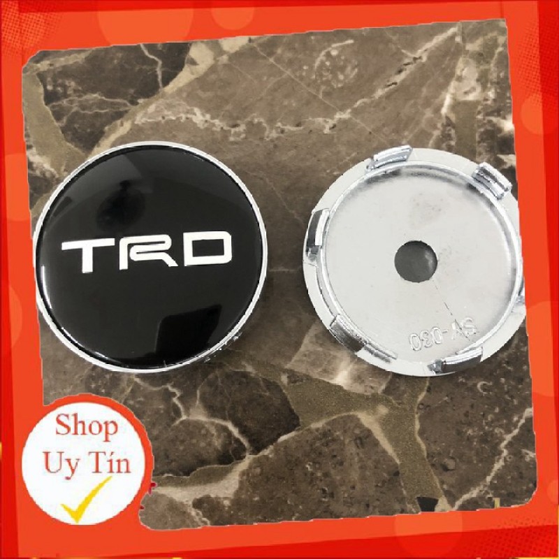 Logo Chụp Mâm, Ốp Lazang Bánh Xe Ô Tô Toyota Fortuner Trd Đường Kính 60Mm.C