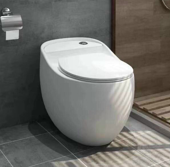 Bồn cầu trứng, bệt trứng, bồn cầu một khối, bệt liền khối 935TNA cầu trứng trắng nắp trắng