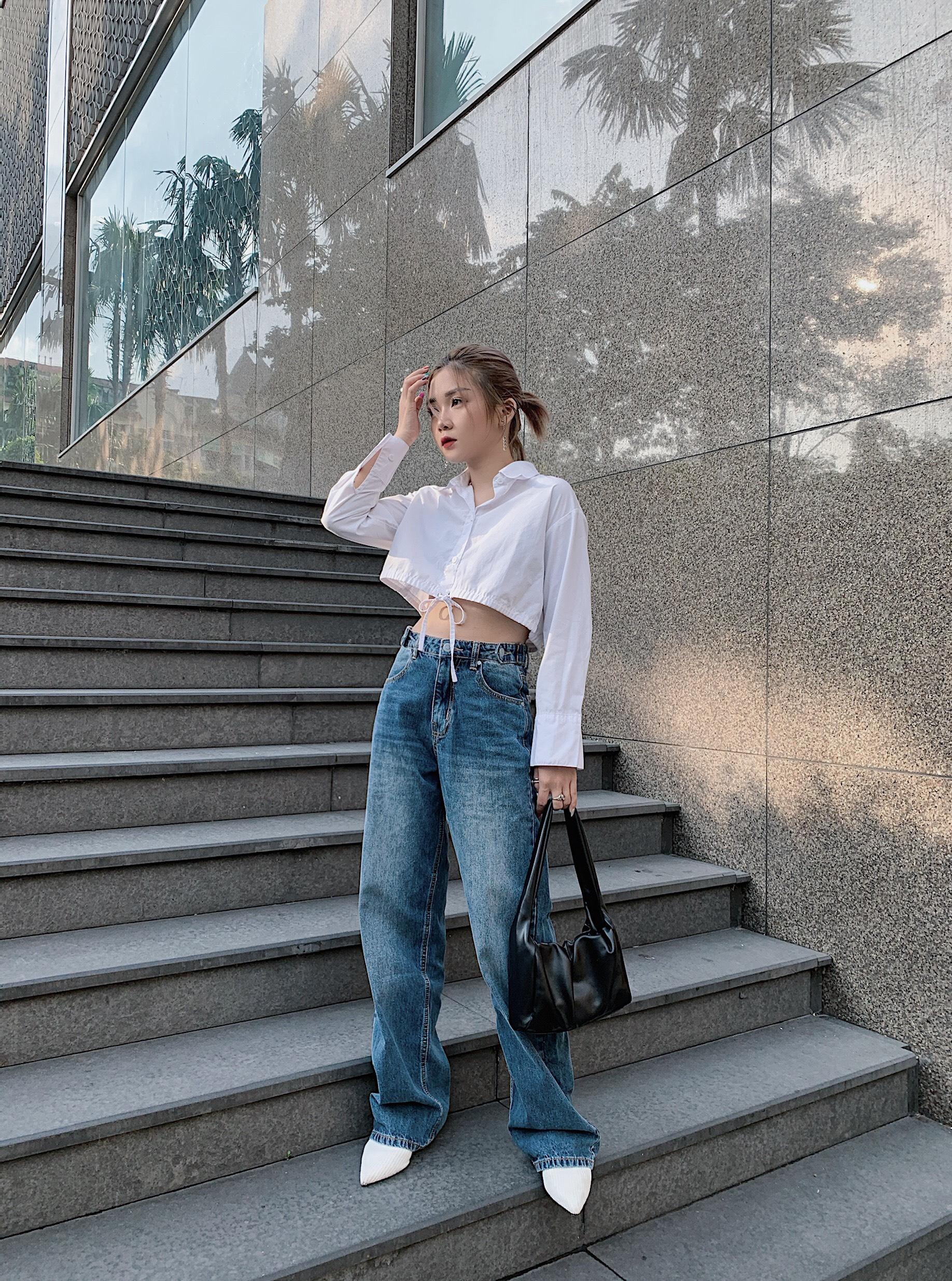 Quần THREE BUTTON JEANS thời trang