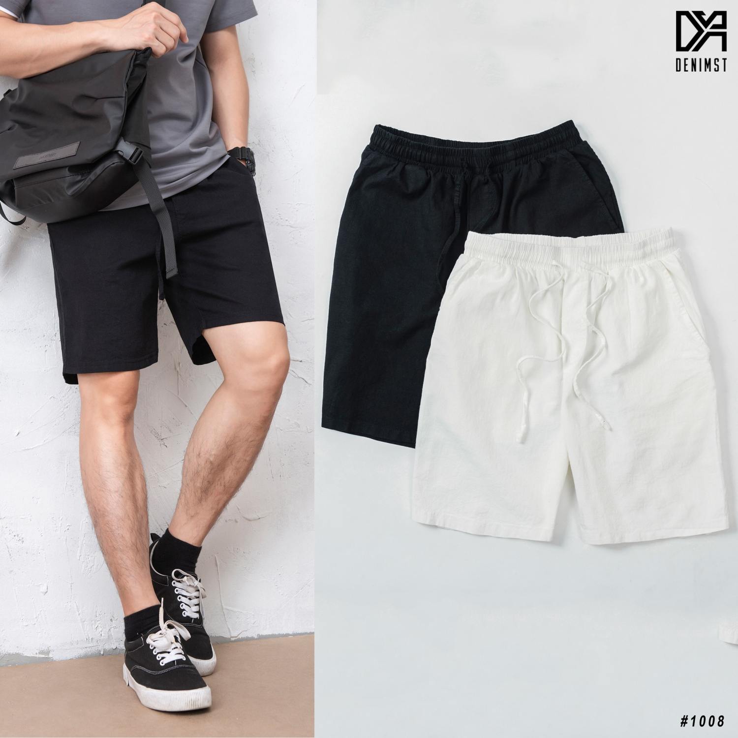 Quần Short Thun Trơn Basic Nam Nữ Phong Cách Thể Thao