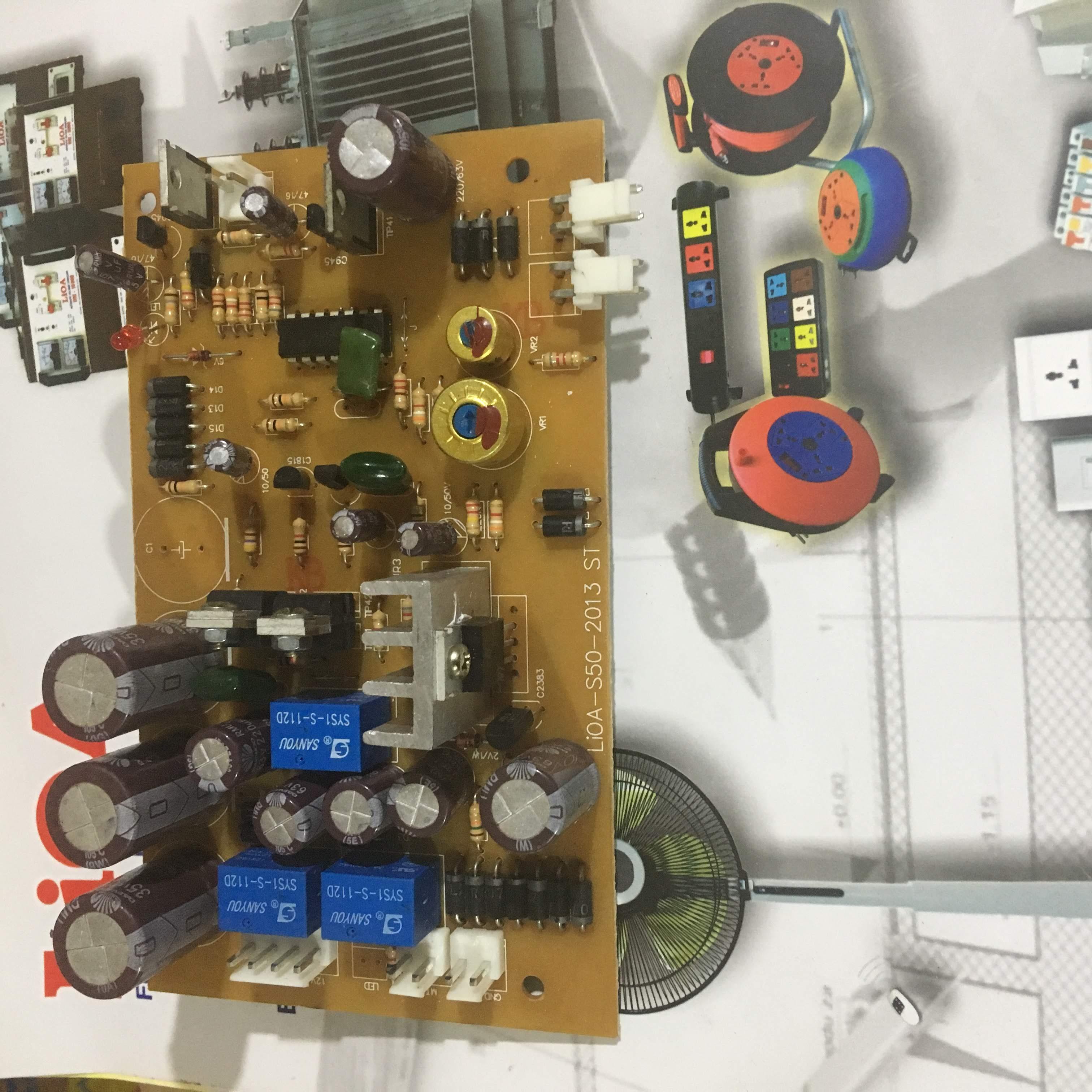 Bo mạch ổn áp lioa dải điện áp 50v - Mạch lioa