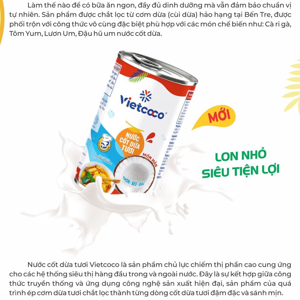 Nước cốt dừa tươi Vietcoco 160ml