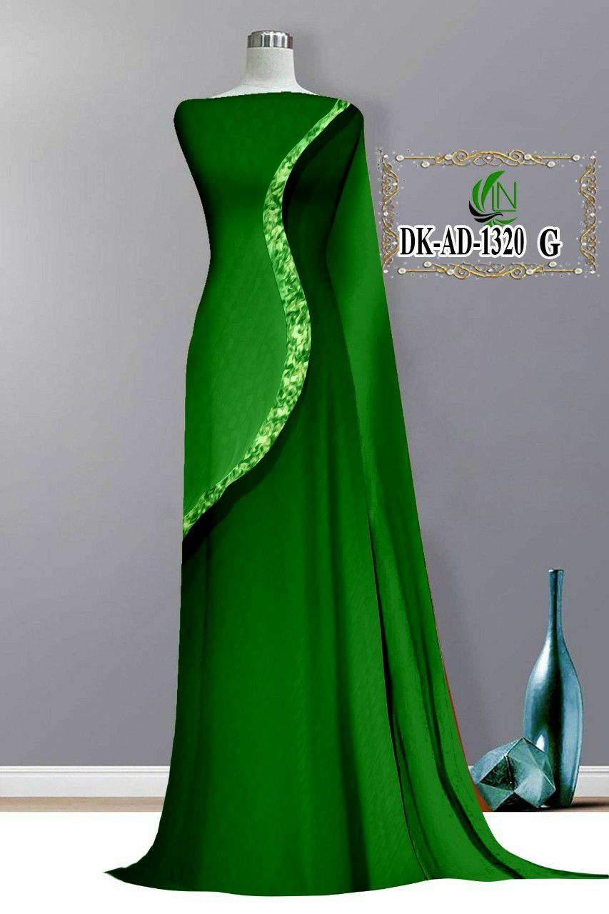 [HCM]BỘ VẢI ÁO DÀI 3D BỘ ĐẸP ĐỘC LẠ