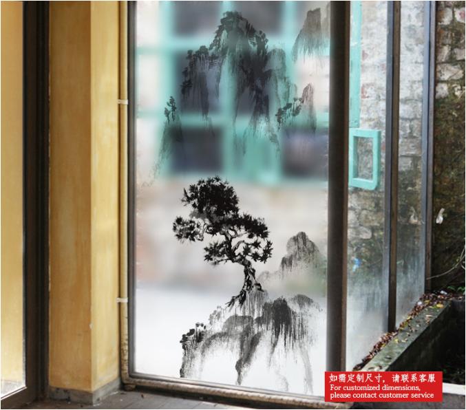 [HCM]Decal Dán Kính Cao Cấp - Núi lớn là cây ĐẠI THỤ ( 60 X116 )-DK1053