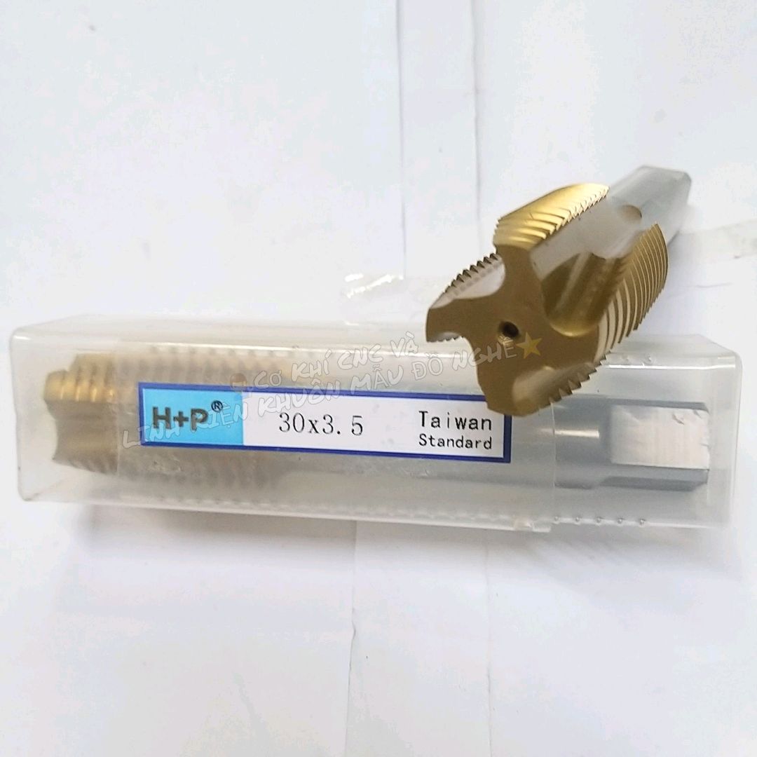[HCM]Mũi Taro H+P Vàng Thẳng M30*3.5 (Vàng)