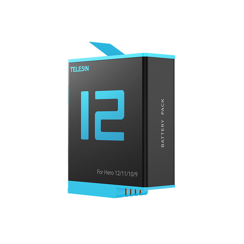 PIN GOPRO 12 / 11 / 10 / 9 / 8 / 7 / 6 / 5 TELESIN (1750MAH) V3