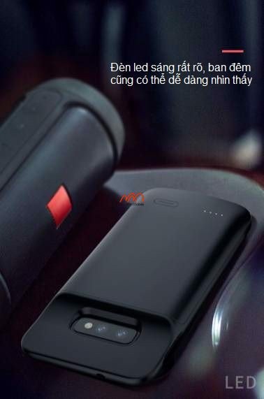 Ốp lưng kiêm sạc dự phòng Samsung S10 Plus 5000mAh