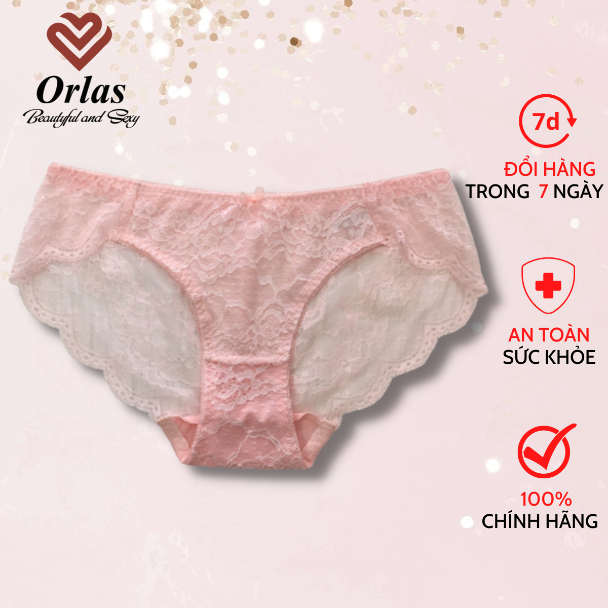 Quần lót nữ Orla ren Hem H055