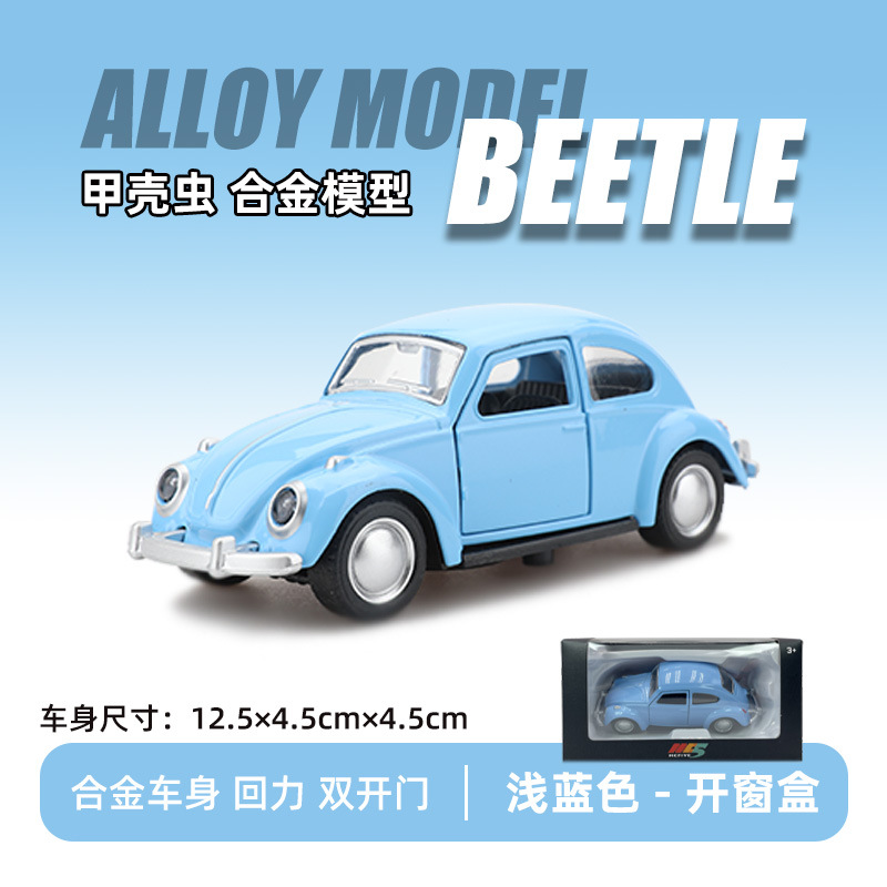 Xe mô hình kim loại cho bé Beetle tỷ lệ 1:36
