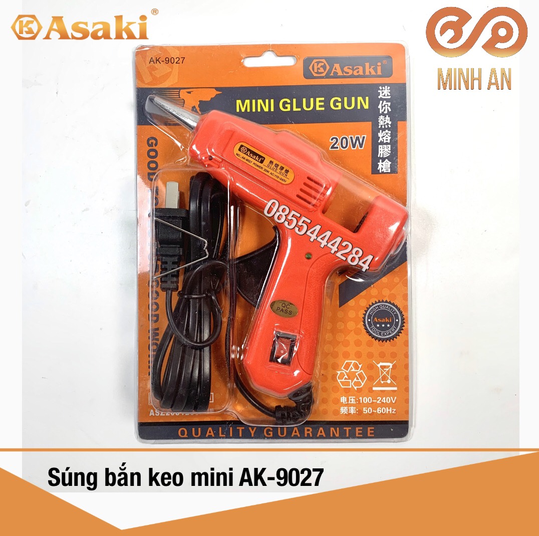 Súng Bắn Keo Nến Mini Asaki Ak-9027
