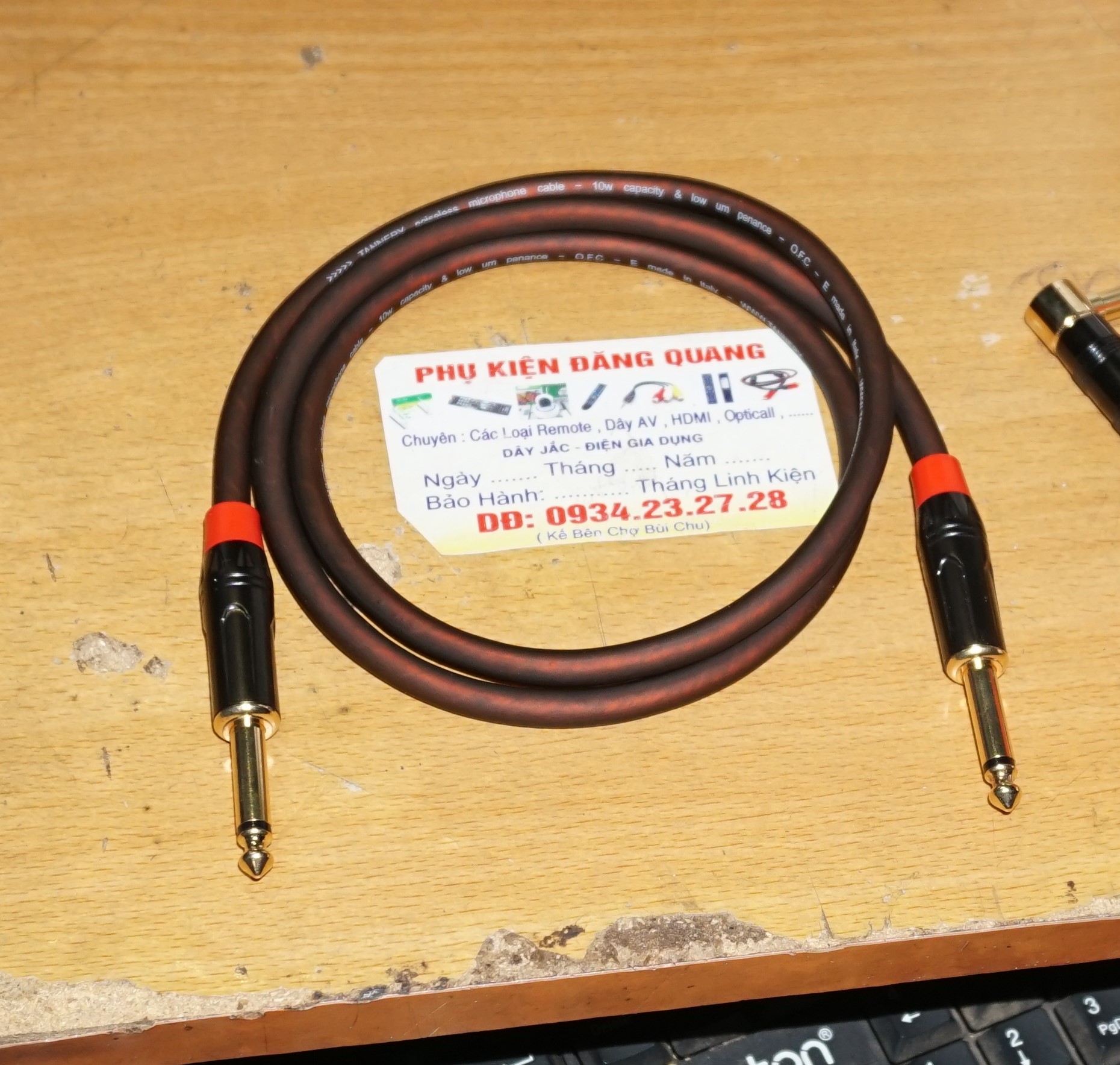 Một sợi Dây 2 đầu 6ly LiTon dài 1m