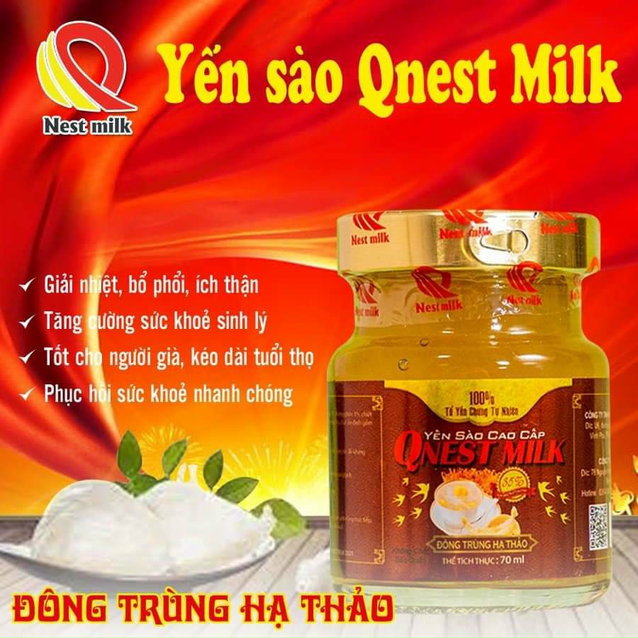 Qnest04-yến sào 35% đông trùng hạ thảo