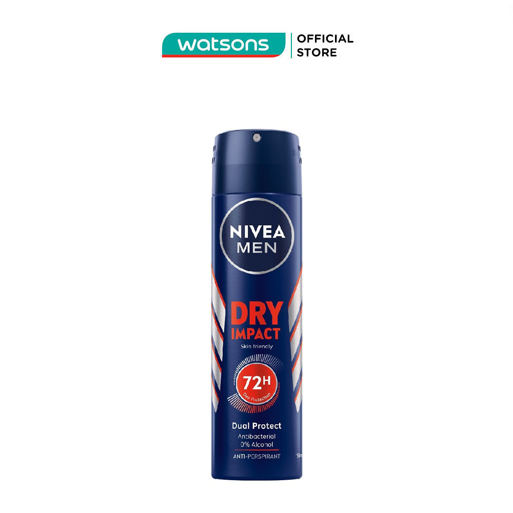 Xịt ngăn mùi nam khô thoáng nivea 150ml