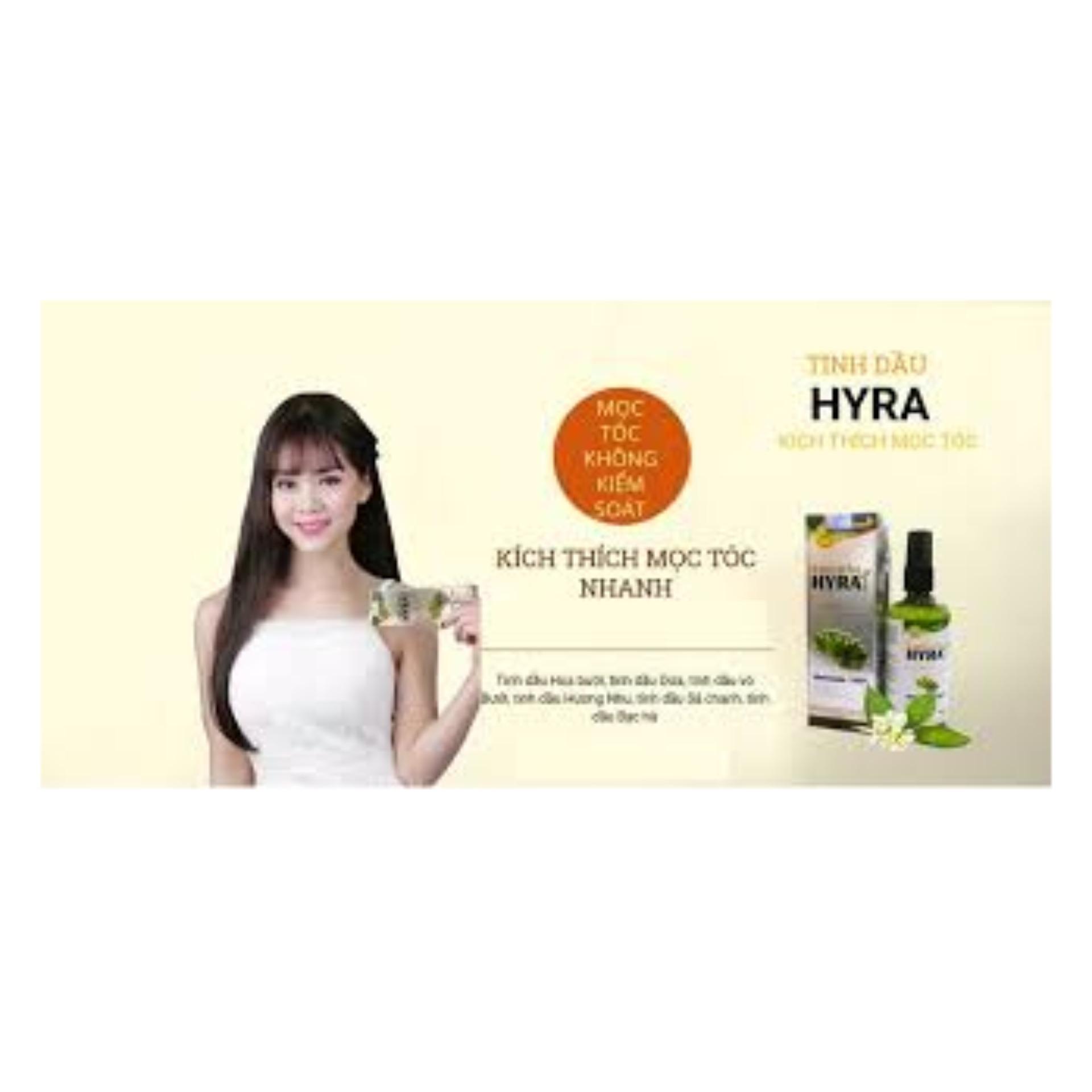 Liệu trình 1 tháng: 2 lọ tinh dầu xịt tóc HYRA