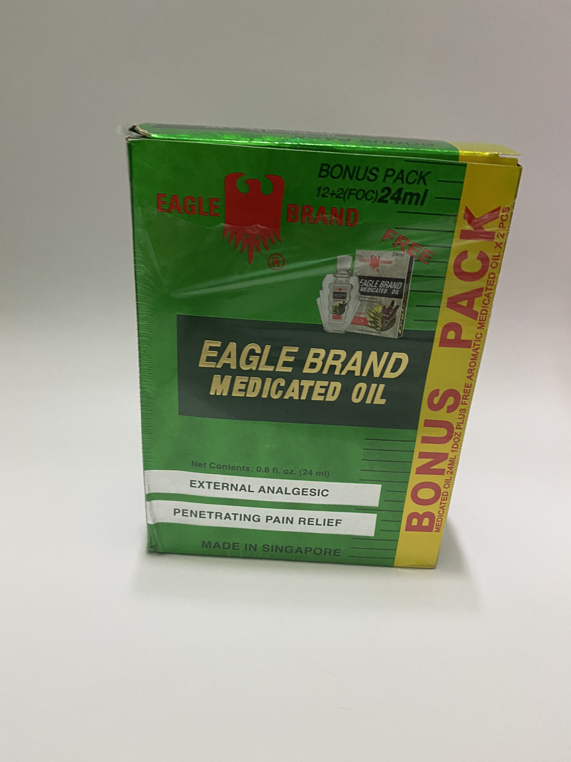 Dầu Gió Xanh SINGAPORE 2 Nắp