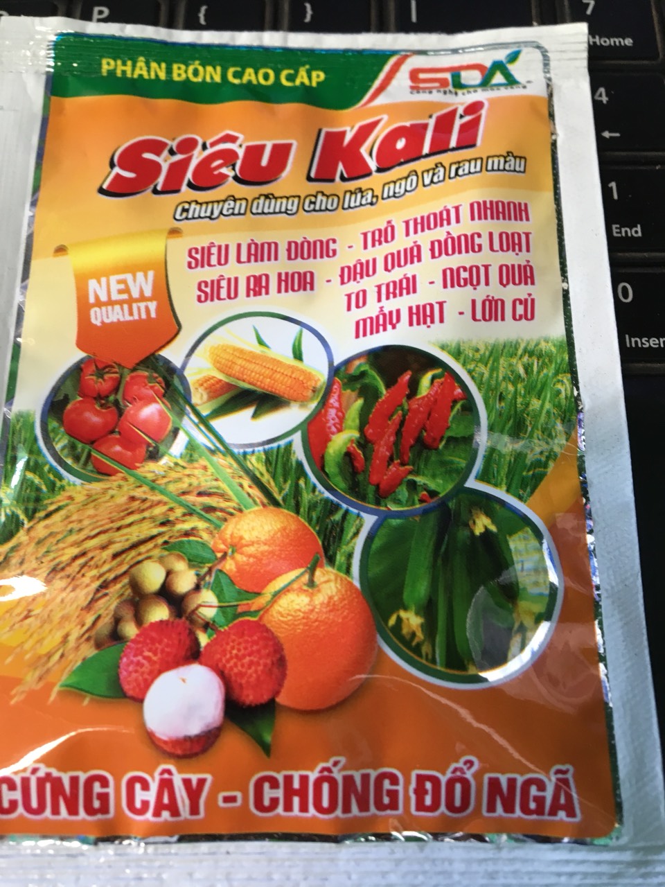 02 gói phân bón cao cấp SIÊU KALI gói 30gr