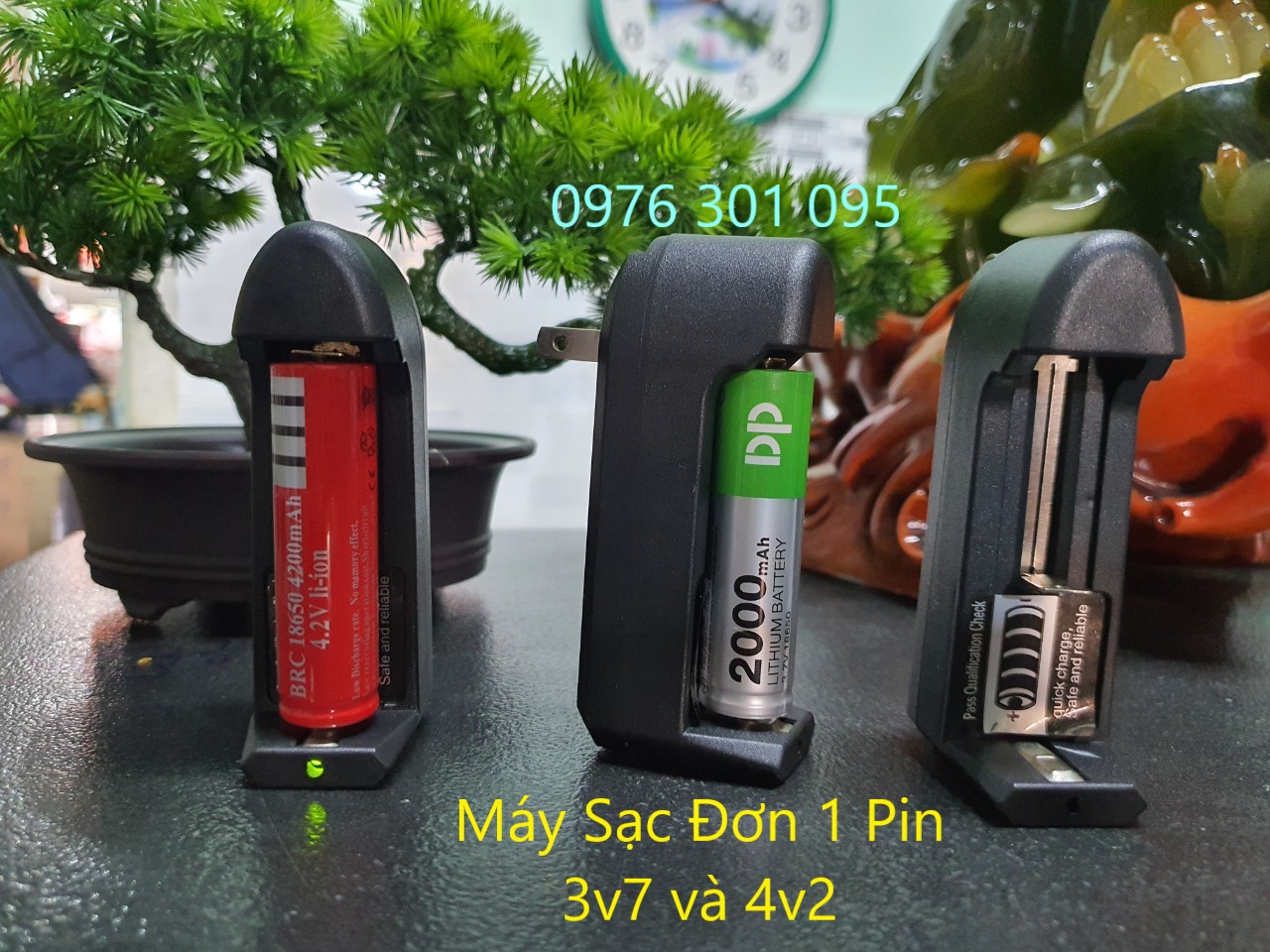 3V7 and 4V2 Battery Charger, Used for Rechargeable Fans and Table Fans