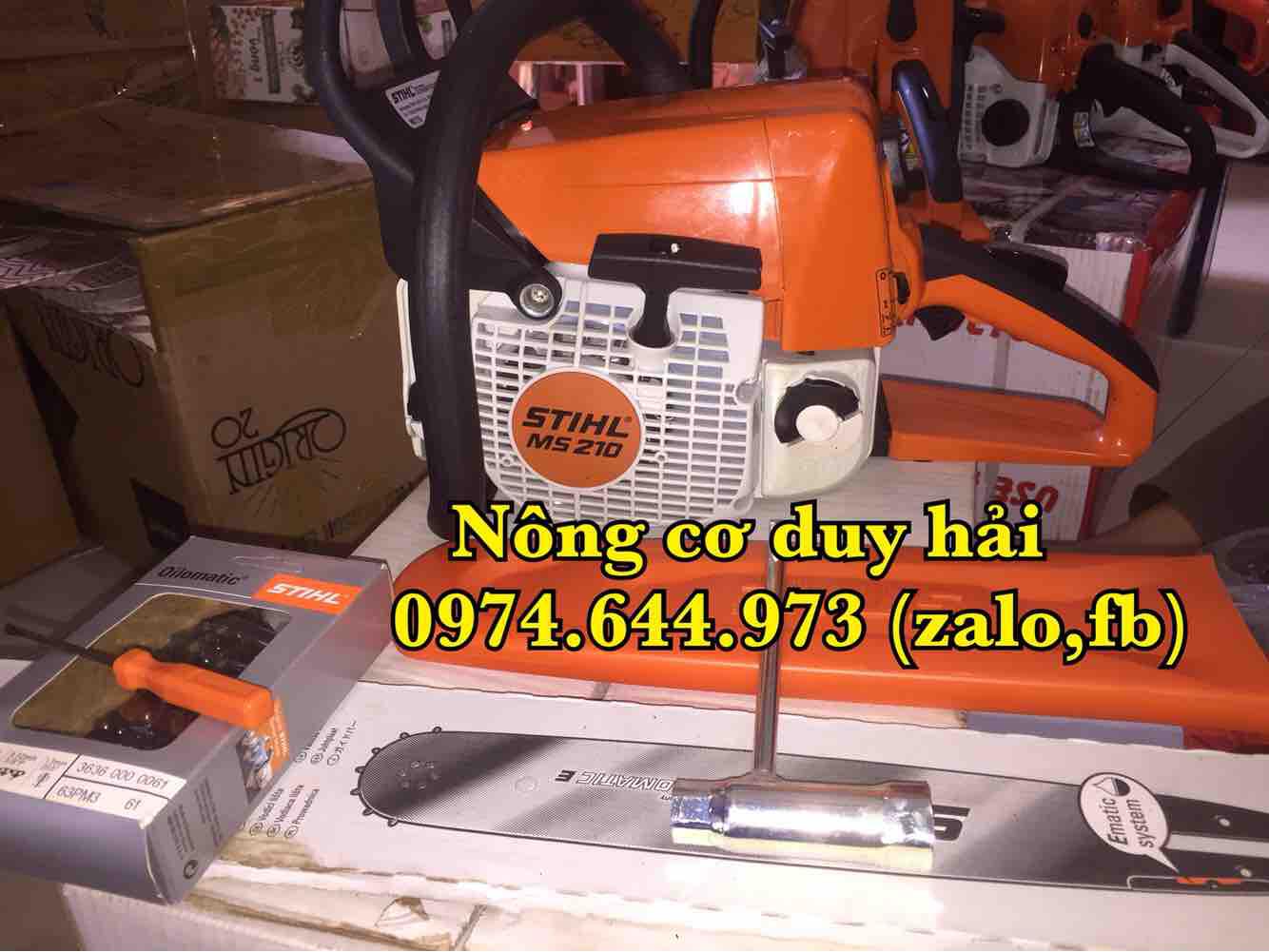 Máy cưa xích chạy xăng Stihl MS 210