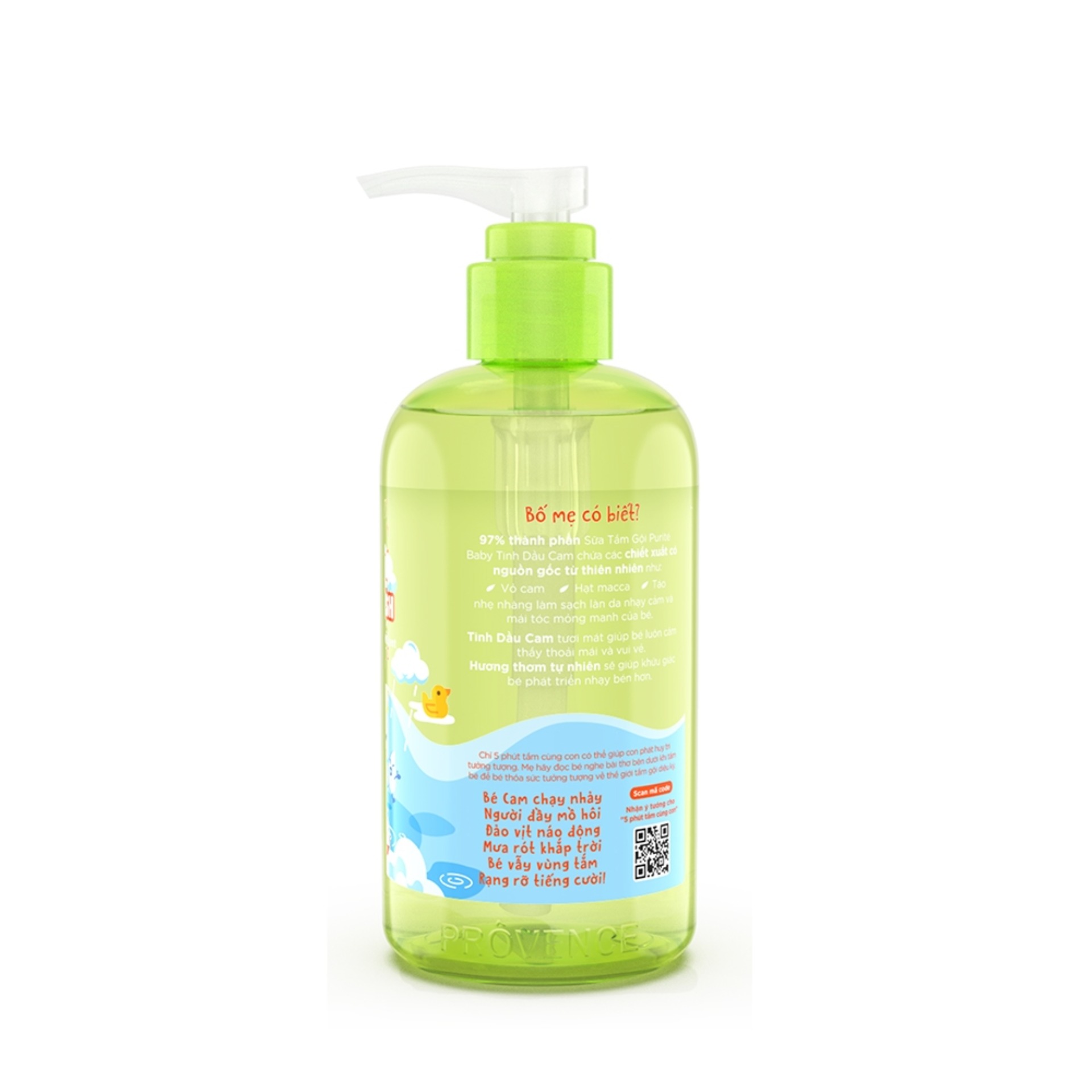Sữa Tắm Gội Purité Baby Natural 250ml