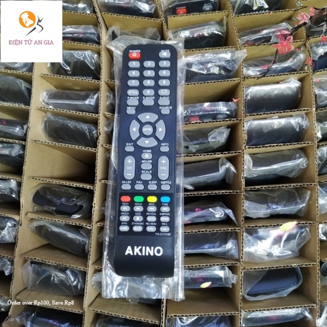 Remote điều khiển tivi akino zin chính hãng mẫu 1