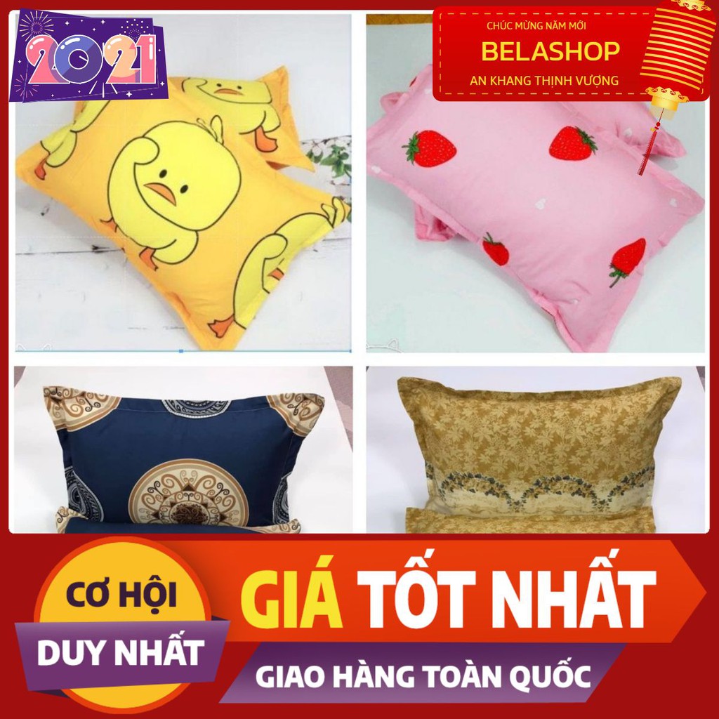 [HCM]Vỏ Gối Nằm Áo Gối Nằm Vải Poly Hàn Giá Rẻ HCM BELASHOP2083