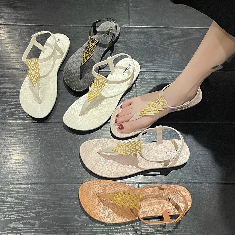 ( xả hàng) sandal gót 2p quay ngang da