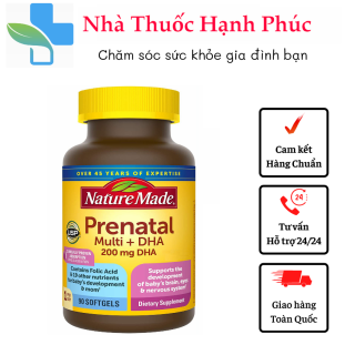 Vitamin bà bầu, Vitamin tổng hợp Bầu Mỹ Nature Made Prenatal Multi + DHA thumbnail