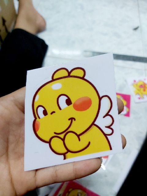 Combo 1 Tem Sticker Khủng Long 2 Cute Giá Rẻ