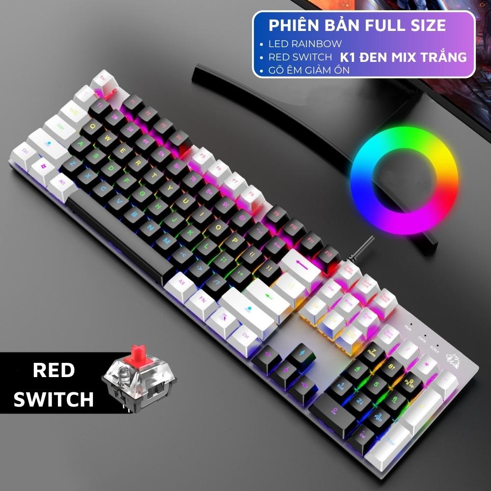 Bàn Phím Cơ Gaming Cao Cấp T907 Esports Pro Nâng Cấp Có 20 Chế Độ Led Khác Nhau Chơi Game PUBG LOL Đột Kích Trên Máy Tính PC Laptop Phím Cơ Blue Switch