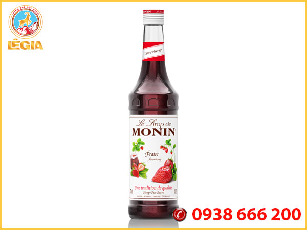 [HCM]SIRO MONIN DÂU 700ML - MONIN STRAWBERRY SYRUP