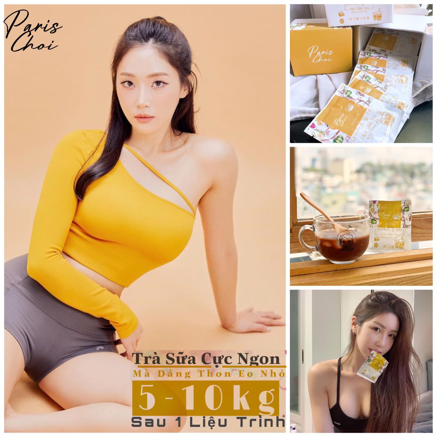 Trà sữa giảm cân Diet Milk Tea Paris Choi