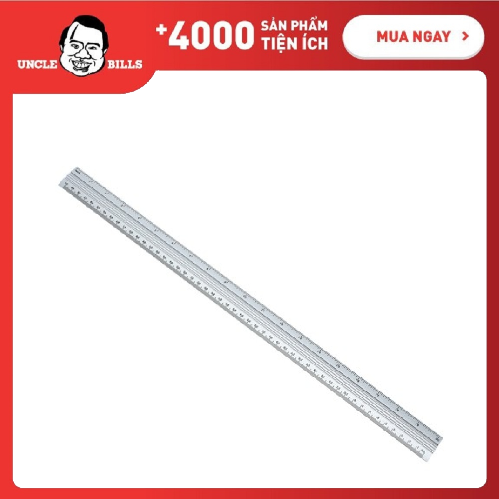 Thước nhôm UBL SG0079 dài 50cm (Trắng bạc)