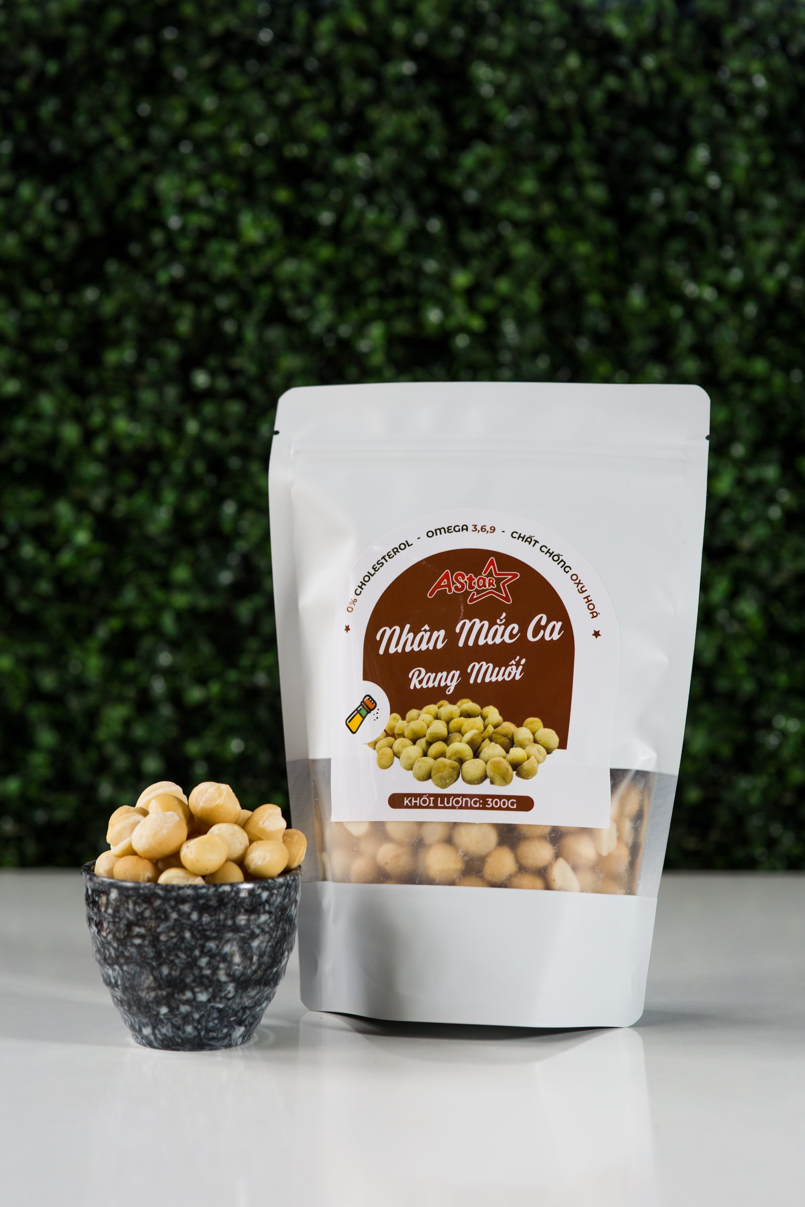 Nhân Mắc Ca ÚC rang muối -Túi 300gr