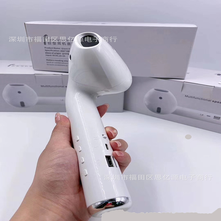 Tai nghe/Loa Airpod bluetooth khổng lồ MK-101- Mango House shop- Không dây, âm thanh cực chuẩn, chống mốc, chống xước, Tích hợp đa chức năng- Tặng kèm khăn tay- Loa bluetooth, Tai nghe không dây, Loa bluetooh, Airpods