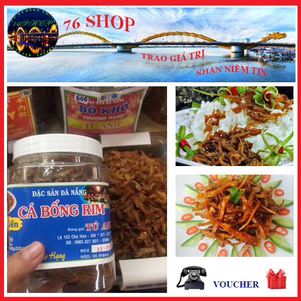 CÁ BỐNG RIM - ĐẶC SẢN ĐÀ NẴNG [HỦ 500gr]