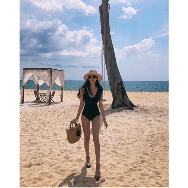 [BÁN CHẠY] Bikini 1 mảnh viền bèo baby