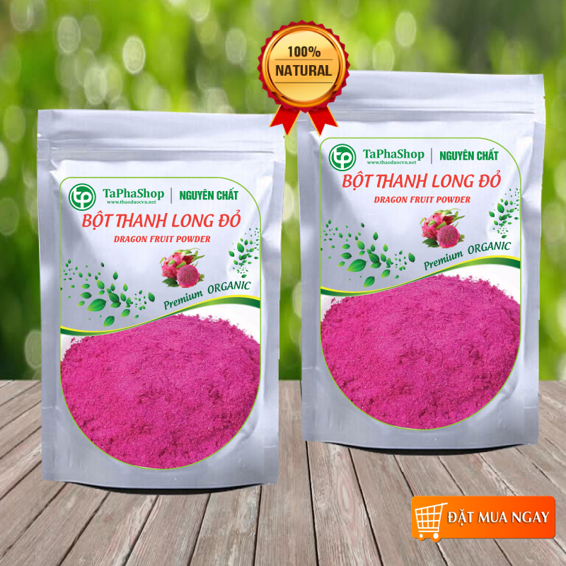 Bột thanh long đỏ nguyên chất 200g - Tấn Phát