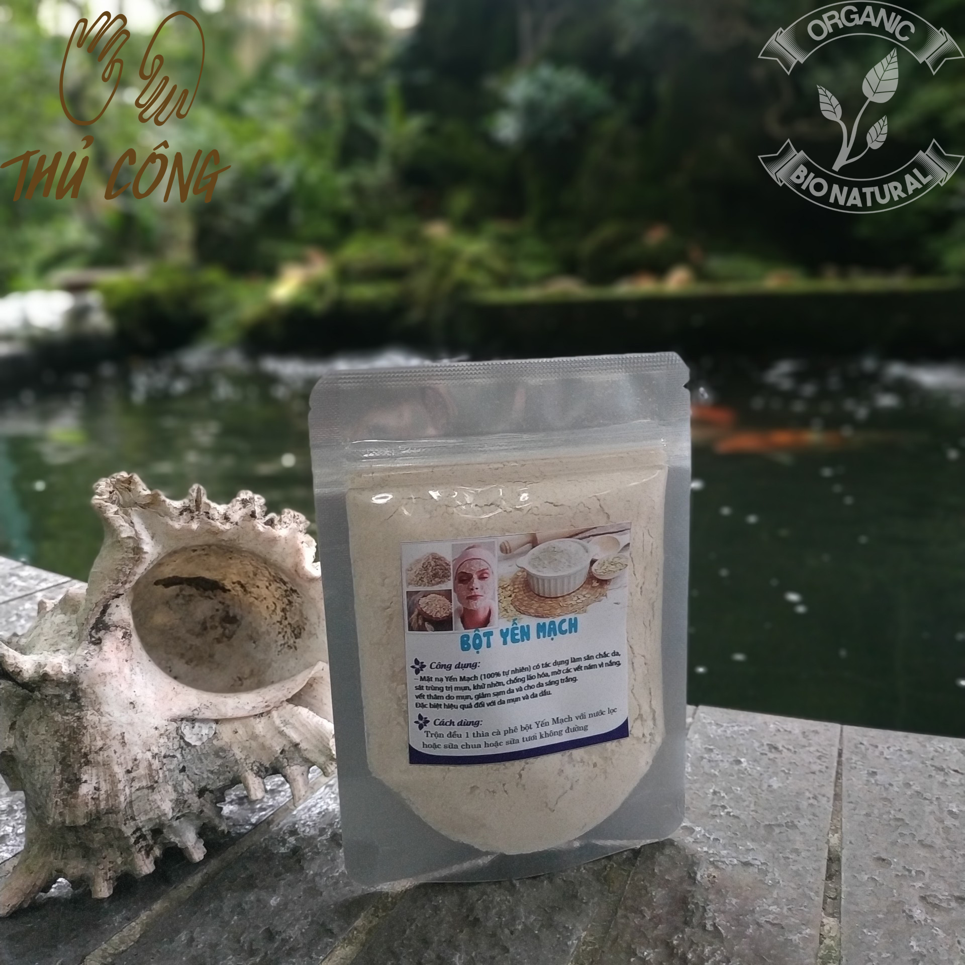 [HCM][BIONATURALVN] Bột đắp mặt nạ Yến Mạch HANDMADE 50gr